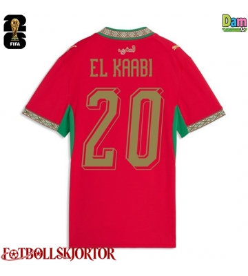 Marocko Ayoub El Kaabi #20 Hemmatröja Dam VM 2026 Kortärmad